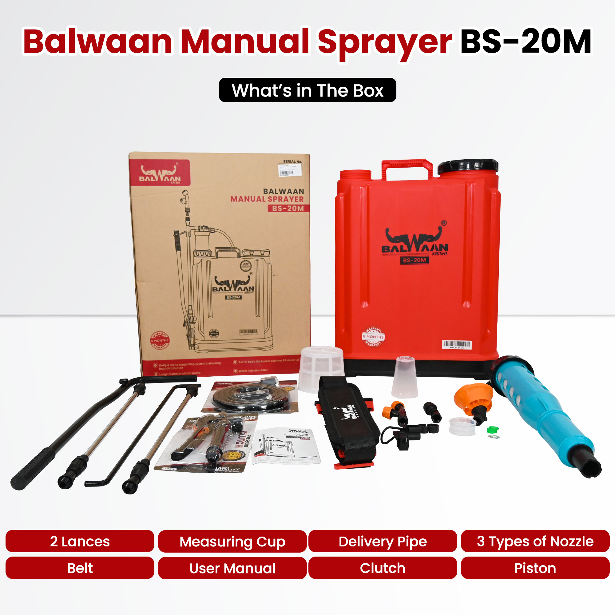 Balwaan BS 20M Manual Sprayer (Gold Series) 3