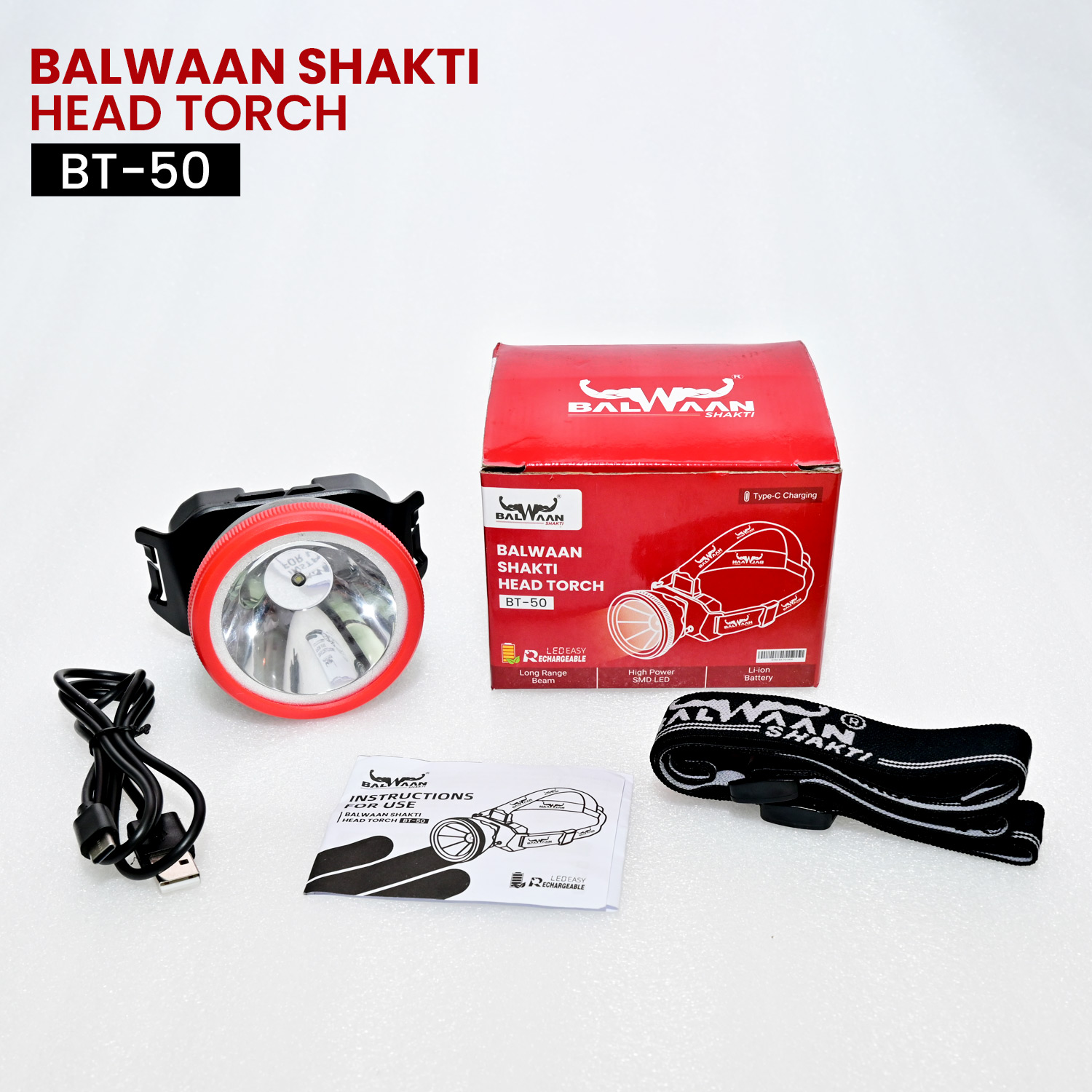 Balwaan Shakti BT 50 Head Torch 5