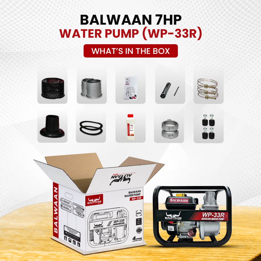 Balwaan WP 33R Water Pump 3X3 Inch - (Premium) 9
