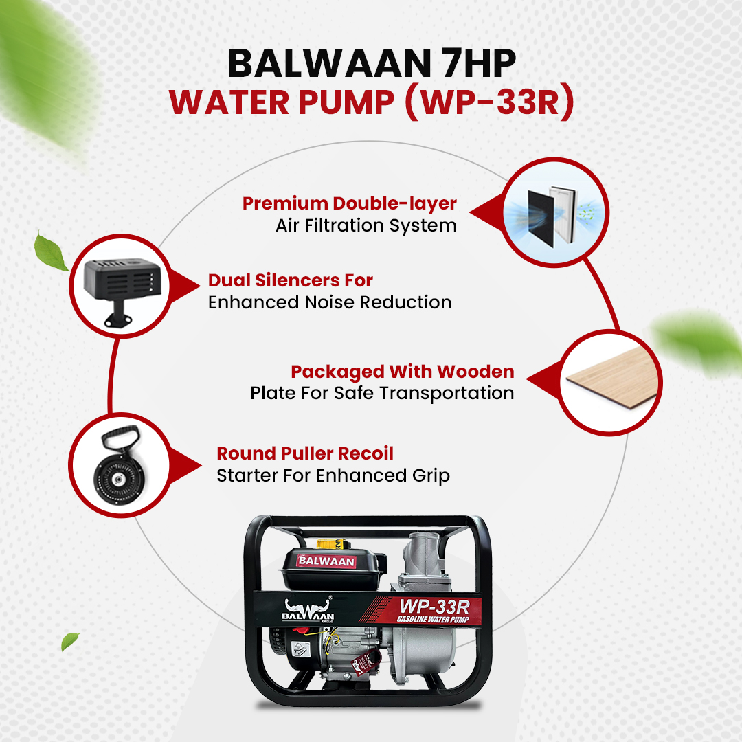 Balwaan WP 33R Water Pump 3X3 Inch - (Premium) 6