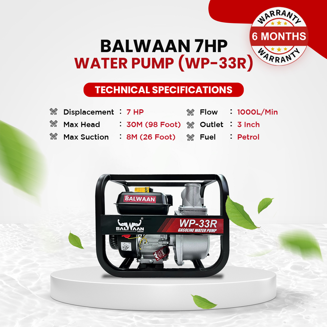Balwaan WP 33R Water Pump 3X3 Inch - (Premium) 3