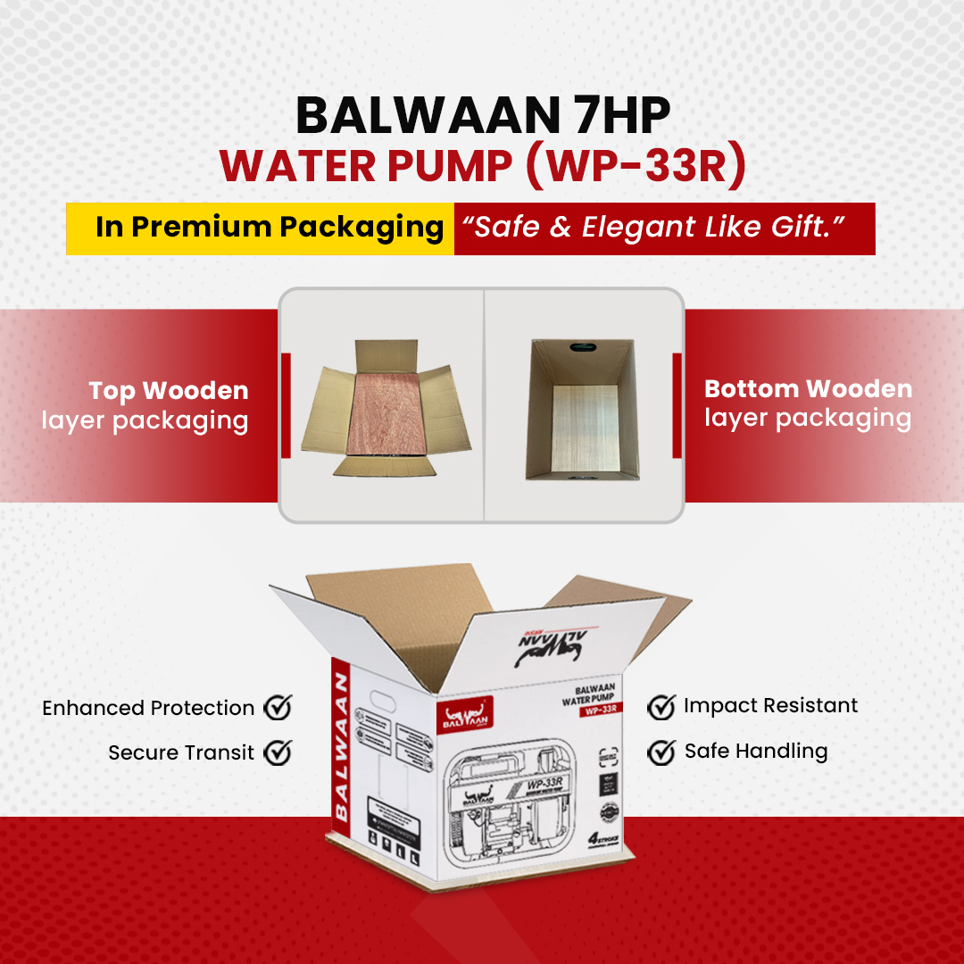 Balwaan WP 33R Water Pump 3X3 Inch - (Premium) 2