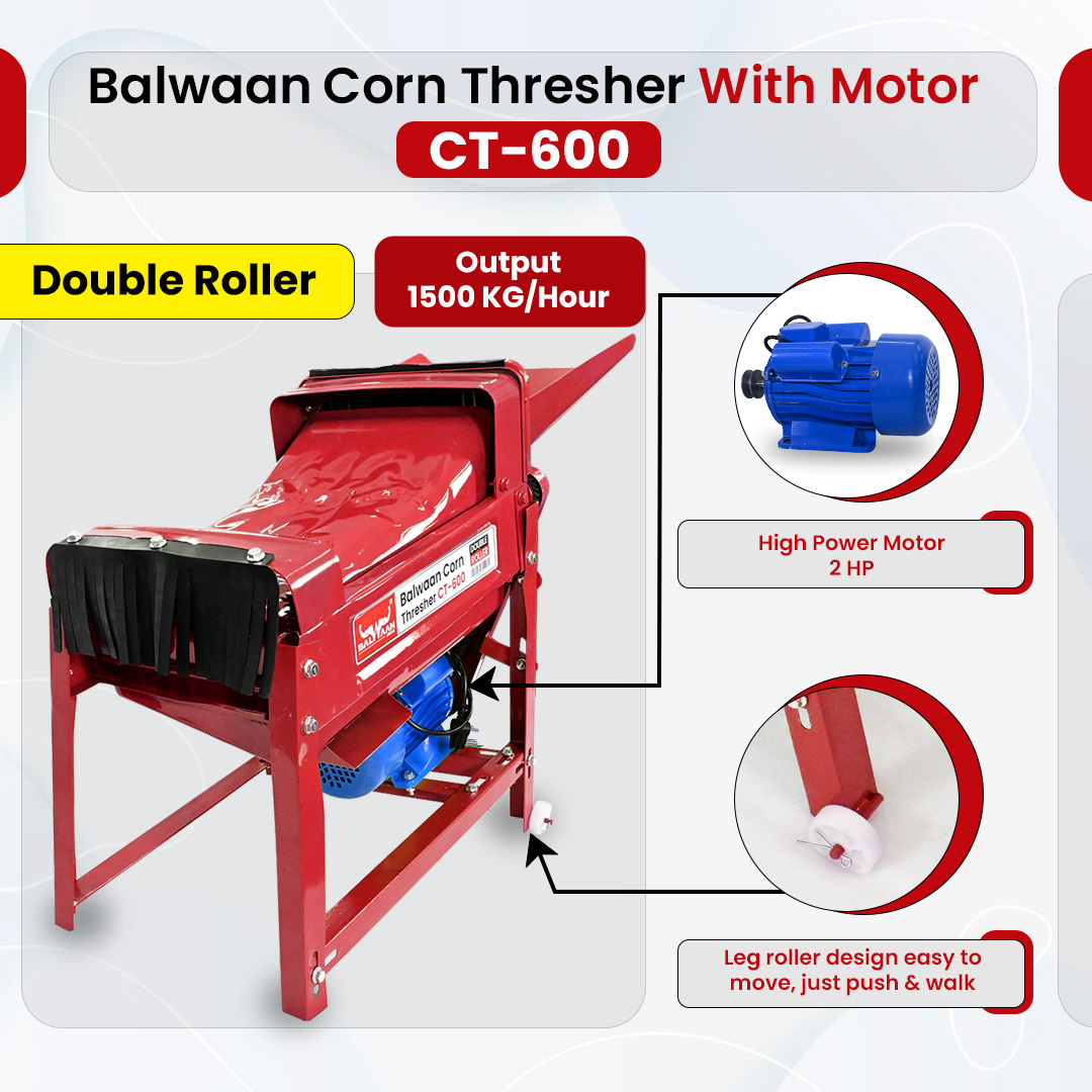 Balwaan Corn Thresher Double Roller (CT-600) 4