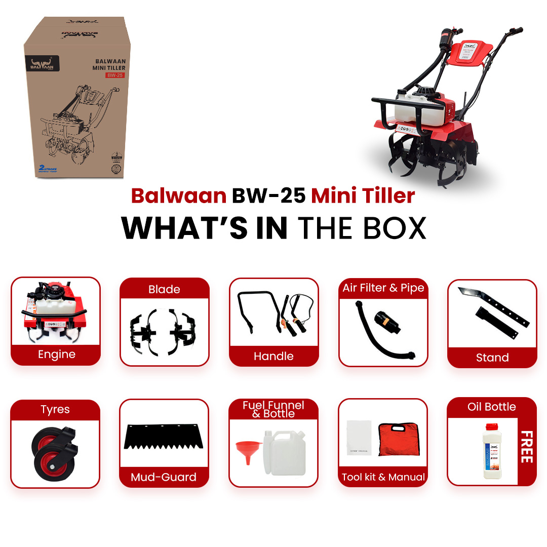 Balwaan BW 25 Mini Tiller 6