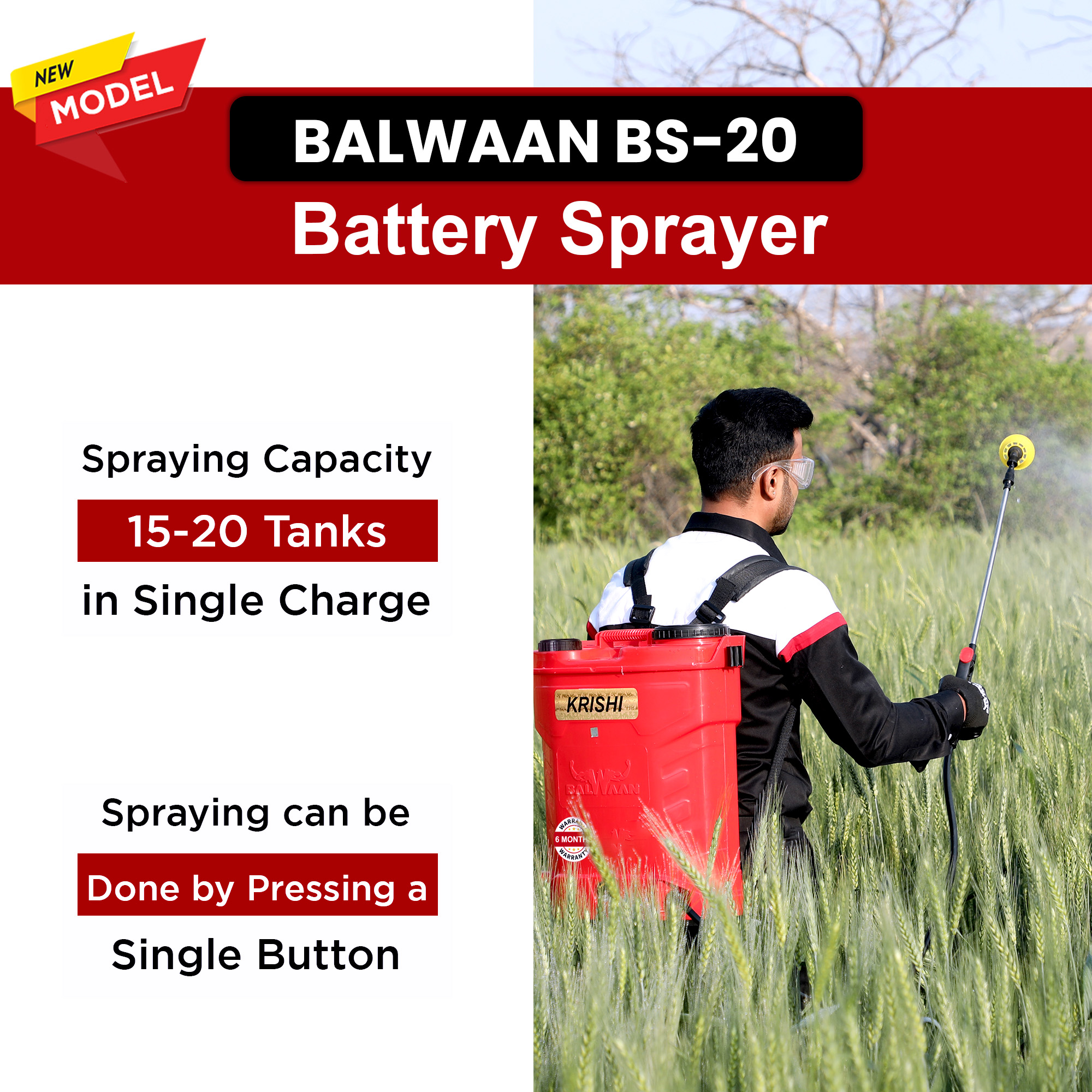 Balwaan BS 20 Battery Sprayer 5
