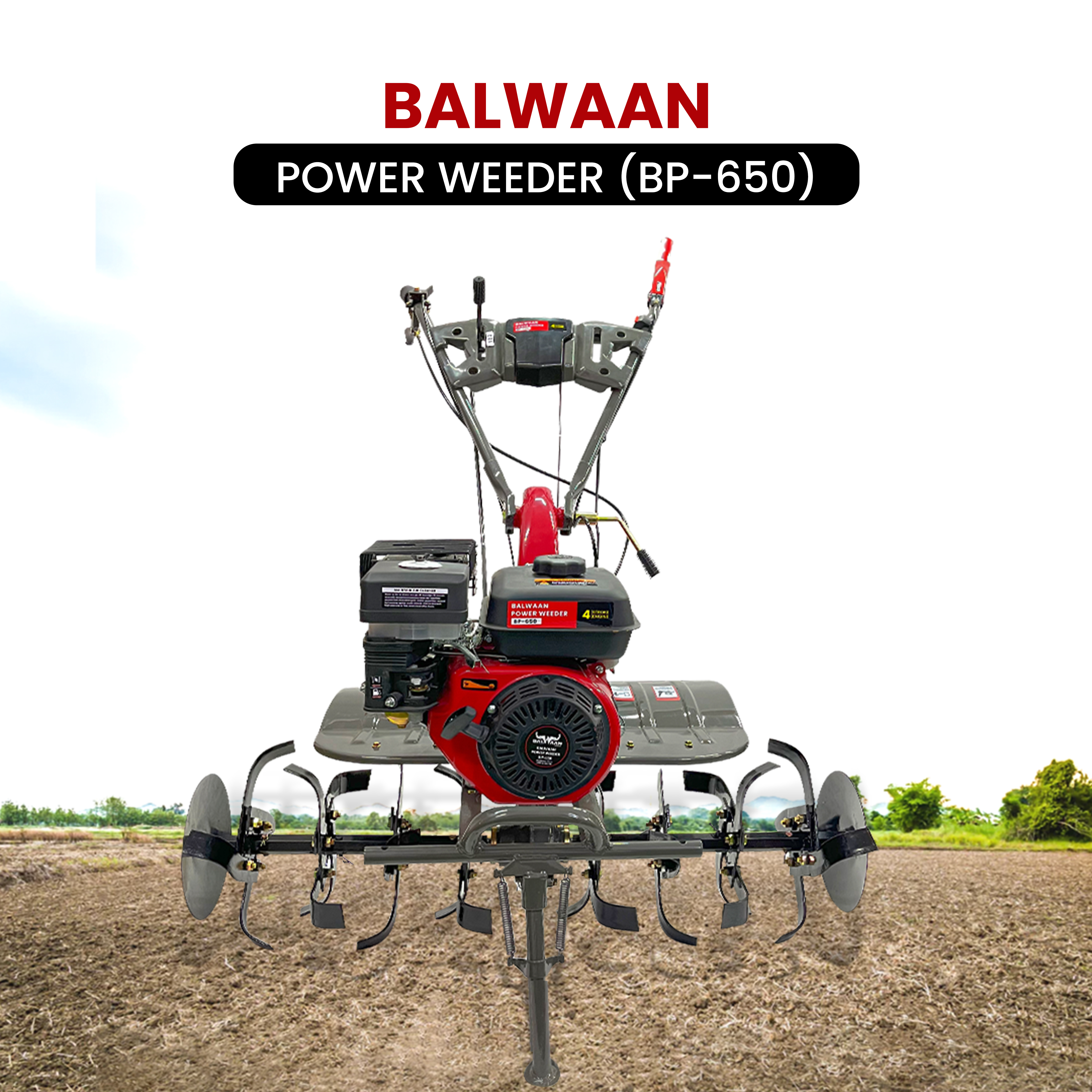 Balwaan BP 650 Power Weeder 8