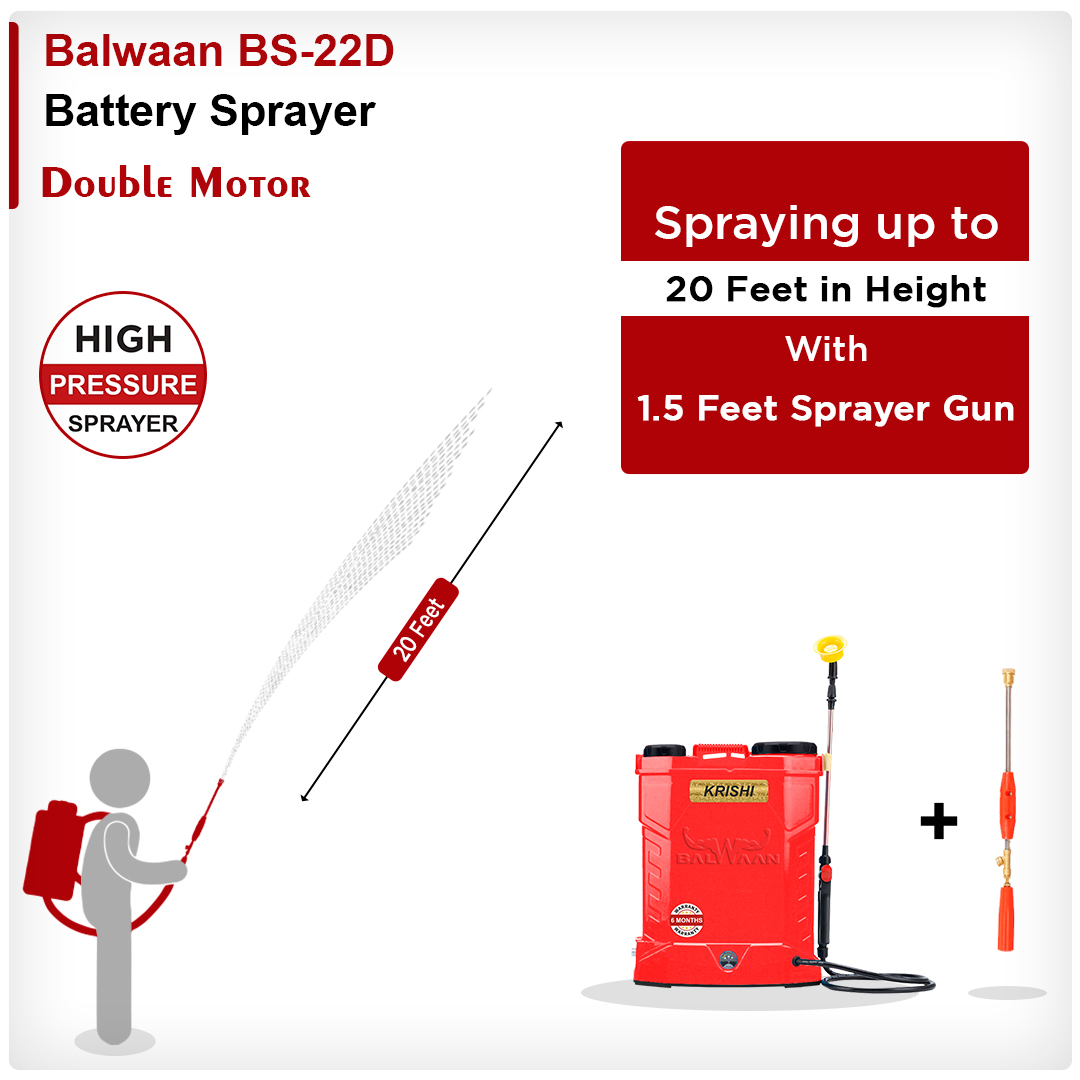 Balwaan BS 22D Battery Sprayer 10